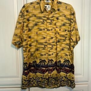 M.E. Sport Classic Car Hawaiian Shirt Medium
